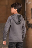Hoodie With An Adjustable Hood And Long Sleeves Charcoal