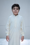 Boys Wash n Wear Kameez Shalwar Cream
