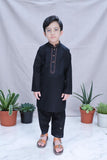 Boys Wash n Wear Kameez Shalwar Black