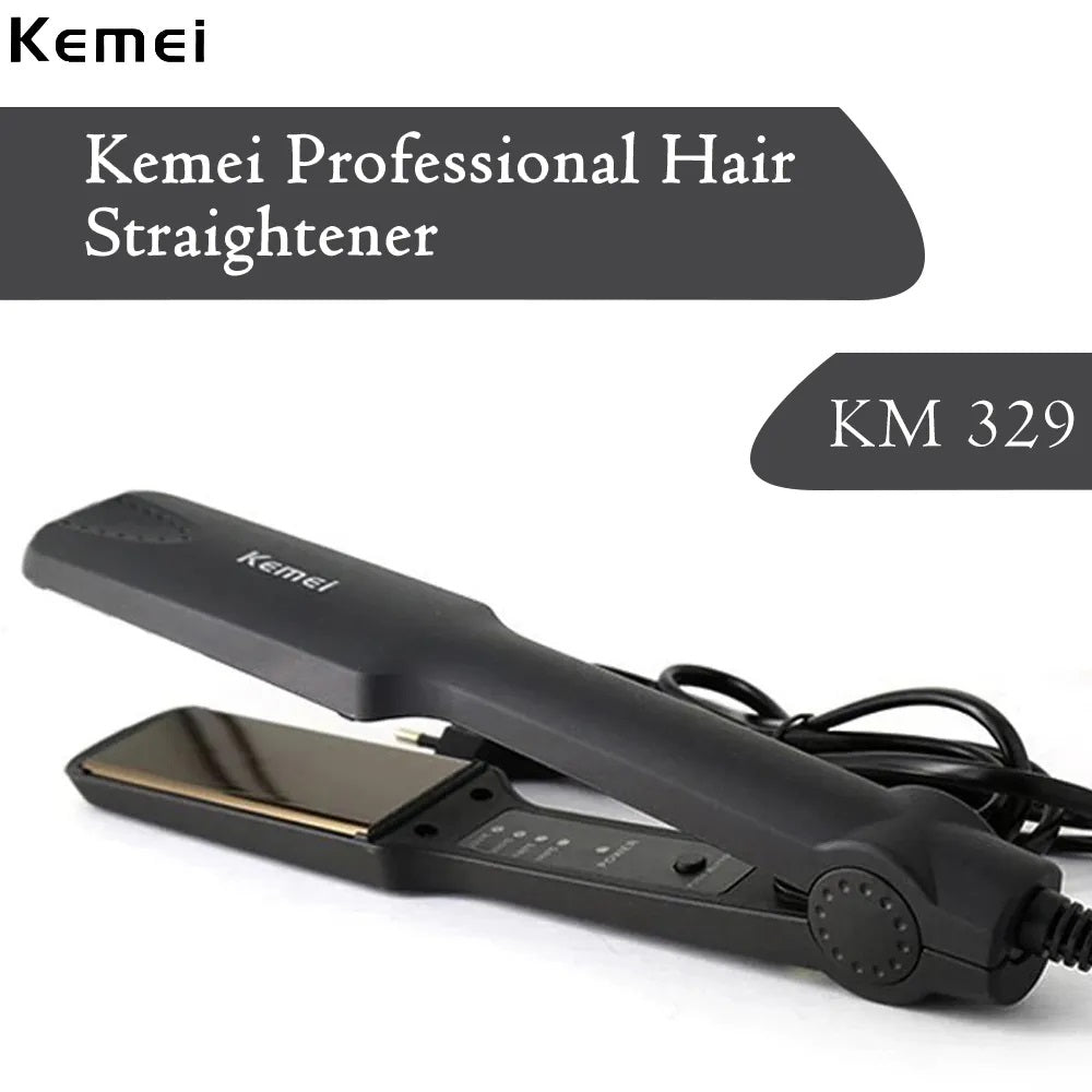 Professional Hair Straightener with Digital Temperature Control