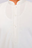 Boy Embroidered Kameez Shalwar White