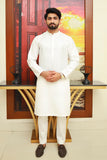 Men Premium Jamawar Kurta White