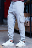 Men Cargo Trouser Grey
