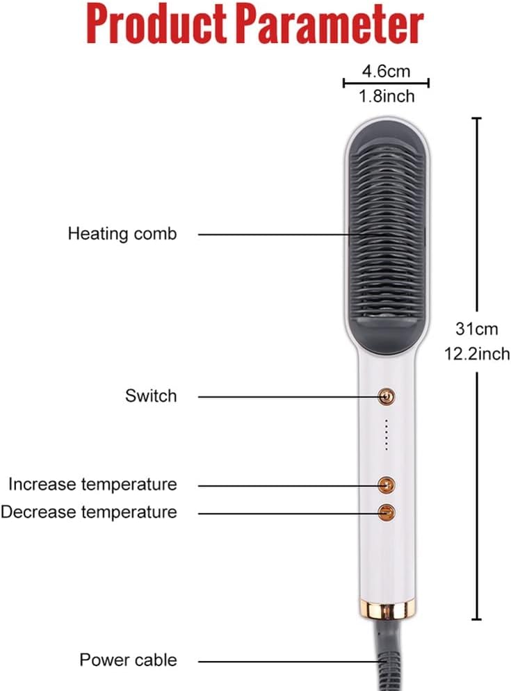 Electric Hair Straightener Brush