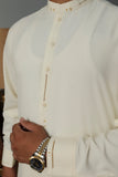 wash n wear Kameez Shalwar Cream