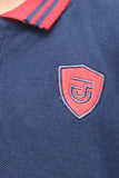 Kids Collared Polo Shirt Navy