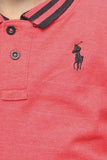 Kids Collared Polo Shirt Pink