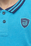 Kids Collared Polo Shirt Ferozi