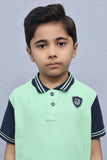 Kids Collared Polo Shirt Parrot