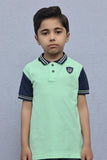Kids Collared Polo Shirt Parrot