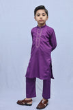 Boys Cotton Kameez Shalwar Purple