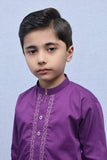 Boys Cotton Kameez Shalwar Purple