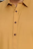 Men Blended Wash-n-Wear Kameez Shalwar D-Gold