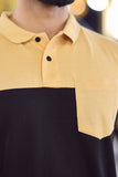 Men Collared Polo Shirt Yellow
