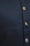 Men Round Neck Waistcoat Black
