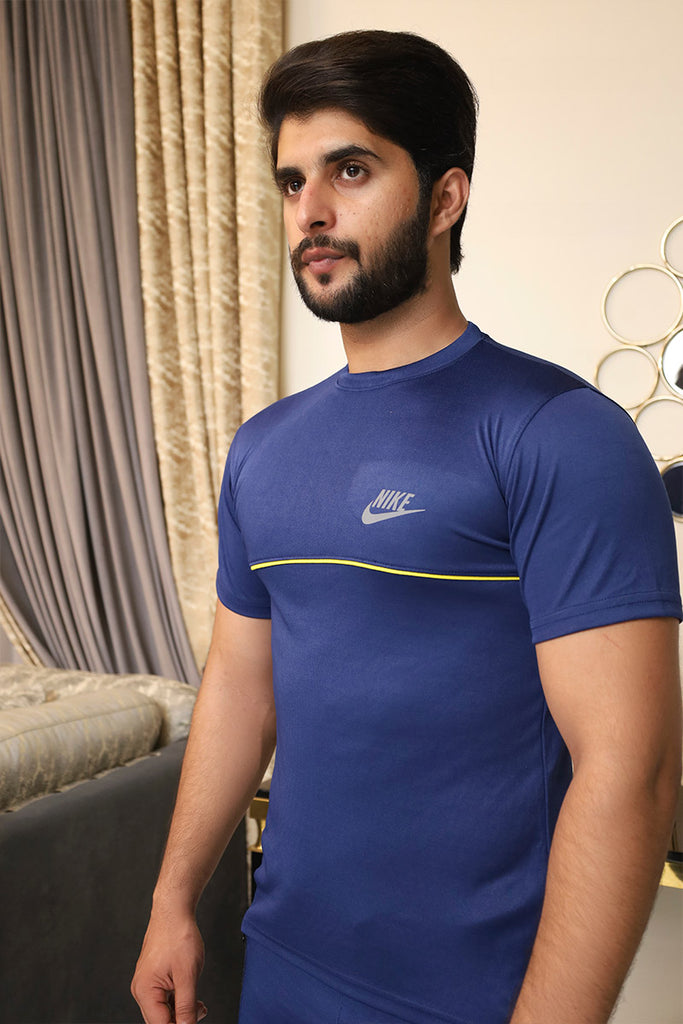 Men Summer Tracksuit Navy Blue – SaeedAjmal