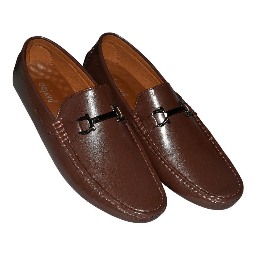 Men Premium Quality Faux Leather Shoe Brown