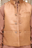 Premium fabric (SELF-DESIGN JAMAWAR ) waistcoat CHEEKU