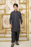 Boy Kameez Shalwar Premium Cotton Fabric Charcoal