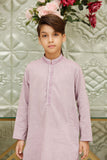 Boys Premium Texture Cotton Kurta Purple