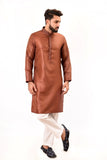 mens kurta brown