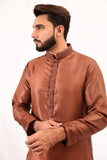 mens kurta brown