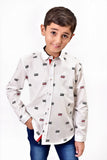 White casual shirts for boys