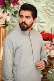 Men Kameez Shalwar Wool Grey