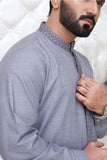 Premium fabric (BLENDED) kameez shalwar Texture Grey