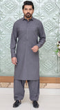 Premium blended fabric kameez shalwar Texture CHARCOAL