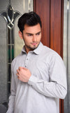 Men Premium Wash-n-Wear Kameez Shalwar Grey
