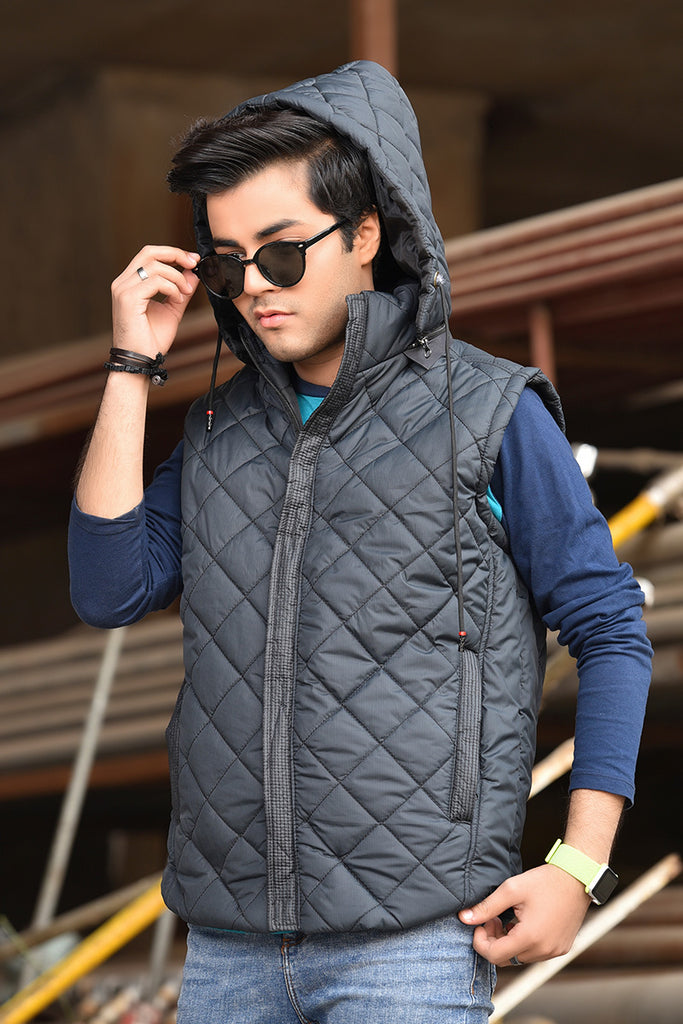 Puffer Jacket With A Down And Feather Blend Black