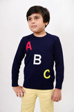 Boy Sweater Blue ABC