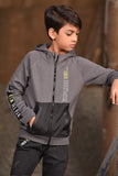 Hoodie With An Adjustable Hood And Long Sleeves Charcoal