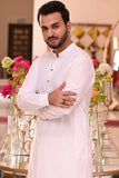 Men Premium Wash-n-Wear Kameez Shalwar Off-White