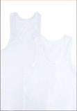 Men Cotton Vest White