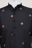 Men Premium Embroidered Shalwar Kameez Black