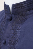 Men Premium Embroidered Shalwar Kameez Navy