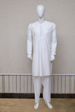 Men Premium Embroidered Shalwar Kameez White