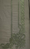 Men Premium Embroidered Waistcoat Green