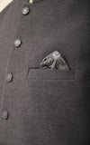 Men Premium Waistcoat Charcoal