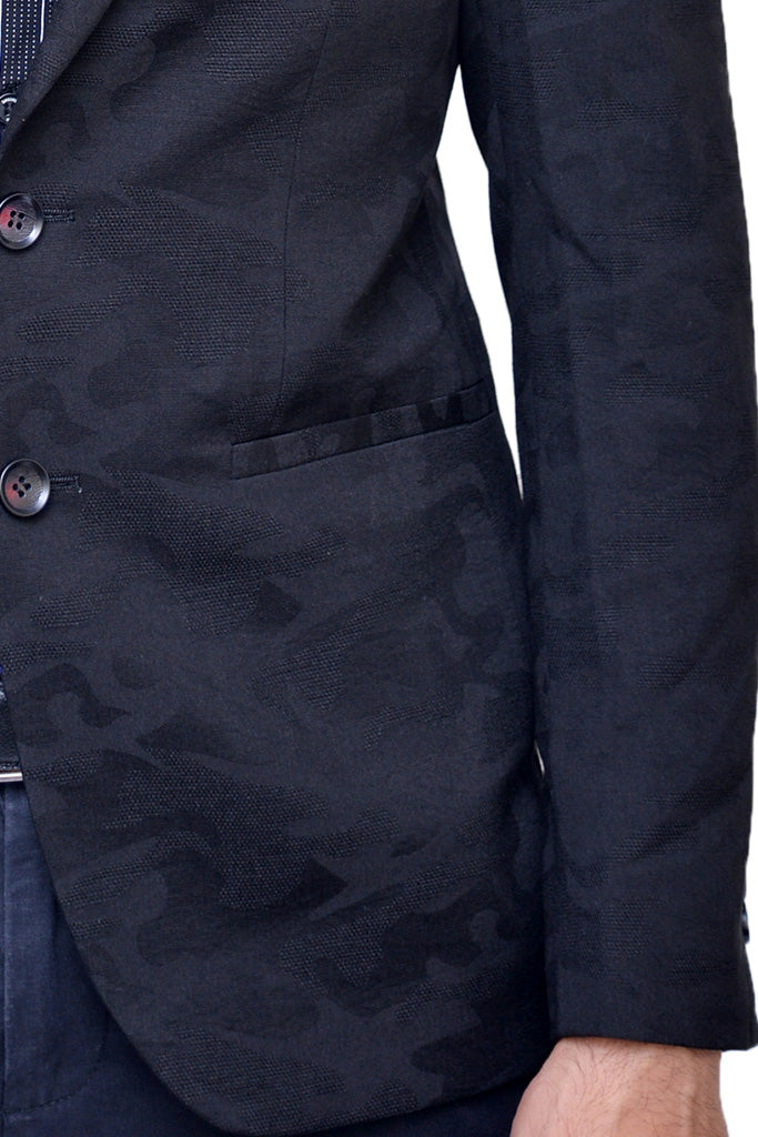 Mens Casual Coat Black