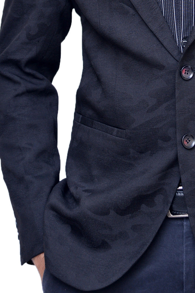 Mens Casual Coat Black